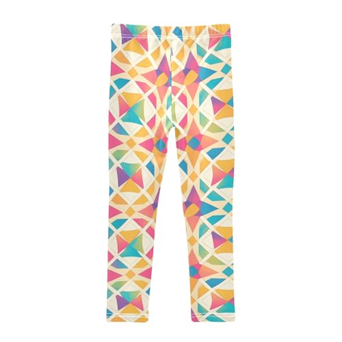 KLL Yellow Star Toddler Girls' Athletic Leggings Stretchy Full Length Activewear Sports2