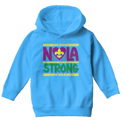 Tcombo We Stand NOLA Strong - New Orleans Toddler/Youth Fleece Hoodie2