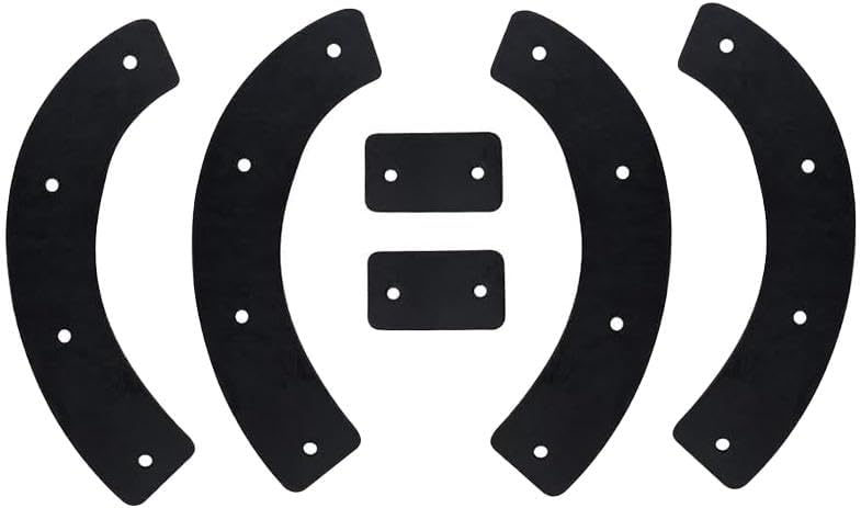 6Pcs Rubber Auger Cut Paddles SJ600S-4abld Accessory Outdoor Replacement Paddle Kit for SJ620 SJ623E