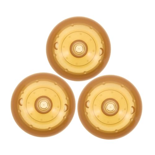 Toddmomy 3 Chupetes De Silicona Para Bebés Tetinas De Repuesto Para Lactancia Tetinas De Gel De Sílice Marrón