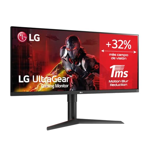 LG Electronics LG UltraWide 34WP65G-B Moniteur 34', format 21:9 ultra-large, dalle IPS résolution UWFHD (2560x1080), 5ms GtG 75Hz, HDR 400, sRGB 99%, AMD FreeSync, USB-C