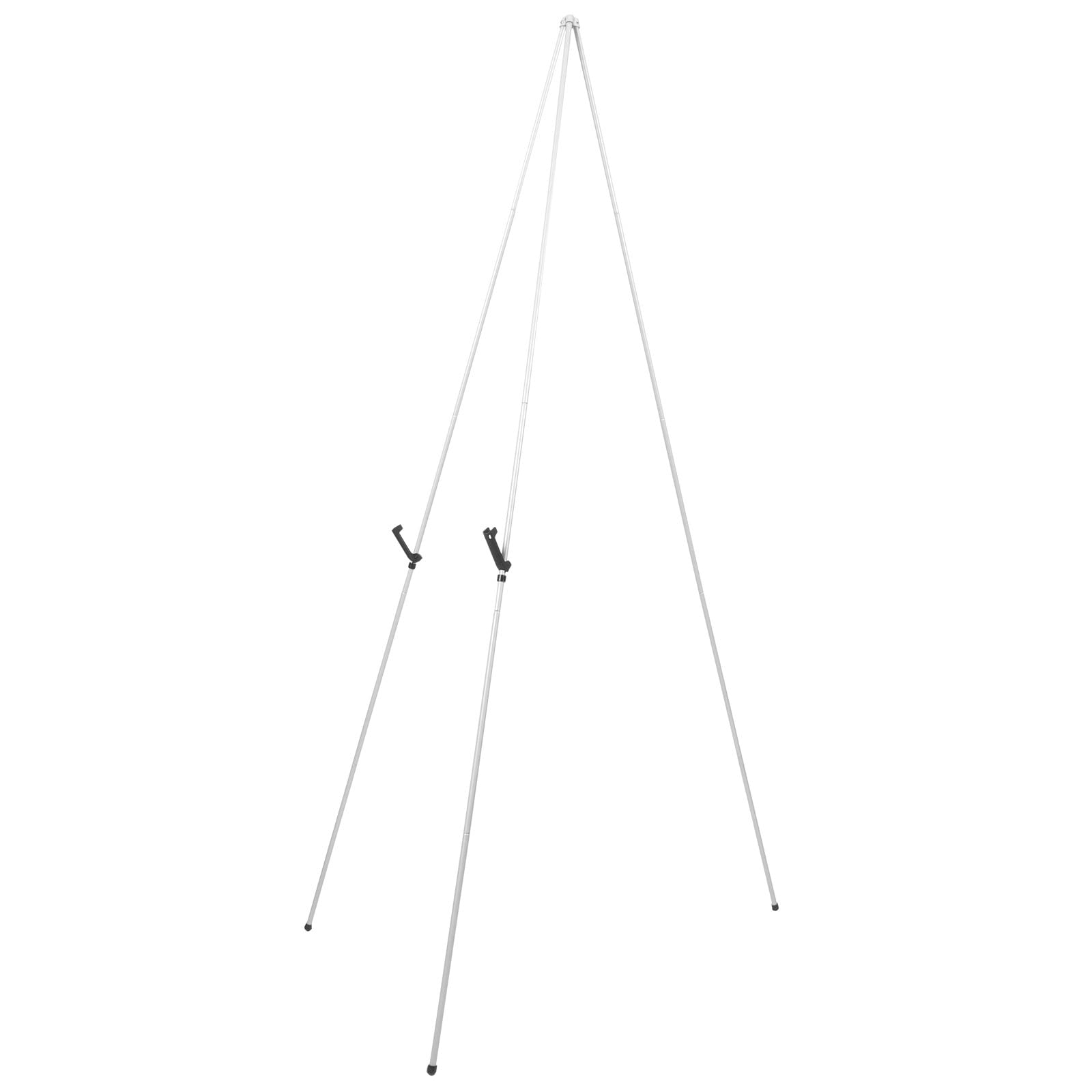 Chevalet pliable en aluminium blanc 63 cm pour peinture et exposition