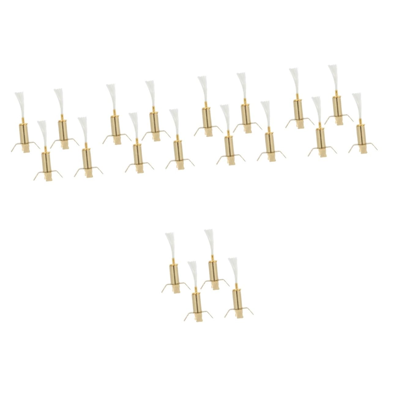Garneck 5 Set di Porta Stoppini per Candele Porta Stoppini per Candele Porta Stoppini in Lega per Candele Porta Stoppini per Forniture Buddiste