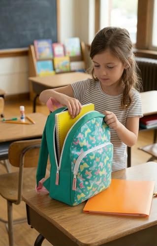 Image of Trail maker 15 Inch Kids Backpacks for Boys & Girls | Preschool, Kindergarten, Elementary School Backpacks with Adjustable, Padded Straps (Beautiful Butterflies)