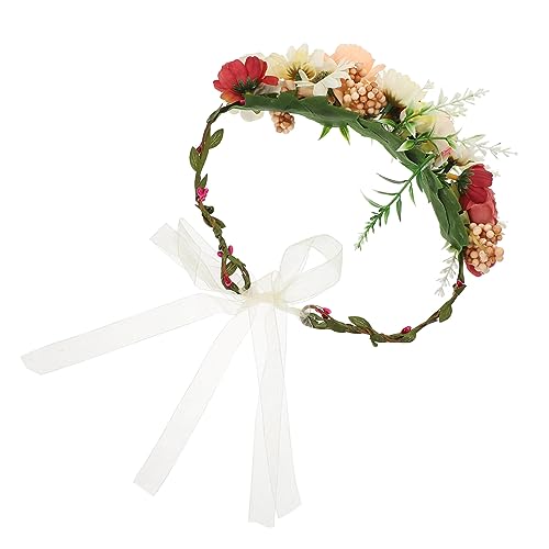 UPKOCH Collare per Cane con Fiori per Matrimonio e Portatile Accessorio Fotografico per Feste e Cerimonie Adatto per Cuccioli e Media