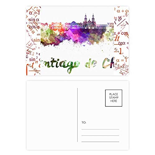 Cartes postales Santiago du Chili pour envoyer un merci original en lot