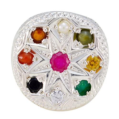 Bague de forme ronde en argent pour sublimer votre style quotidien avec des pierres