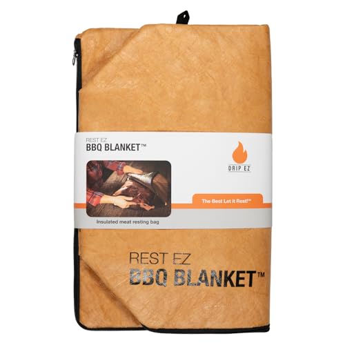 Rest EZ BBQ Blanket - Insulated Meat Resting Bag for Moisture Retention and Tender BBQ - Heavy-Duty with Wide Mouth Design for Briskets Pork Shoulders Steaks