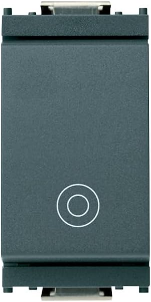 VIMARIDEA Series Switch 1 Pole Open Contact 10 A Simbolo GENERICO Grey