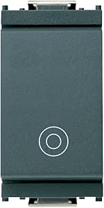 Pulsante Elettrico Vimar 0R16080 - 1 Polo, 10A, Grigio, Per Serie Civili Idea - Foto 6