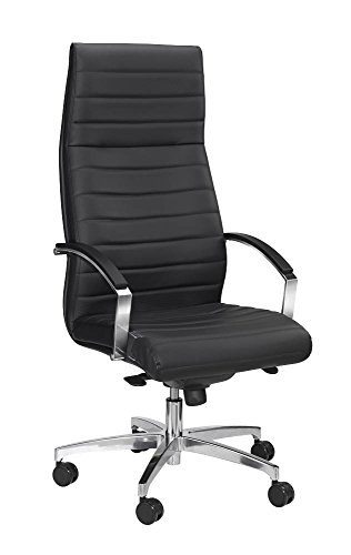 Preisvergleich Produktbild NOWY STYL Lynx MPD Chrom LE01 Ledersessel Lynx schwarz