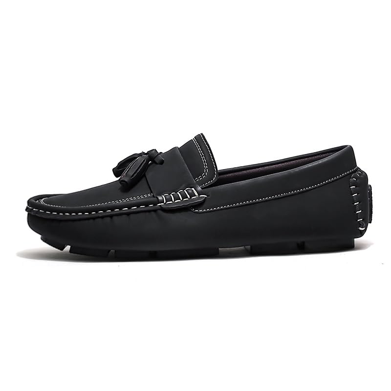 Loafers for Men Round Toe Suede with Tassel Penny Driving Loafers Flexible Comfortable Flat Heel Classic Wedding Slip-on3