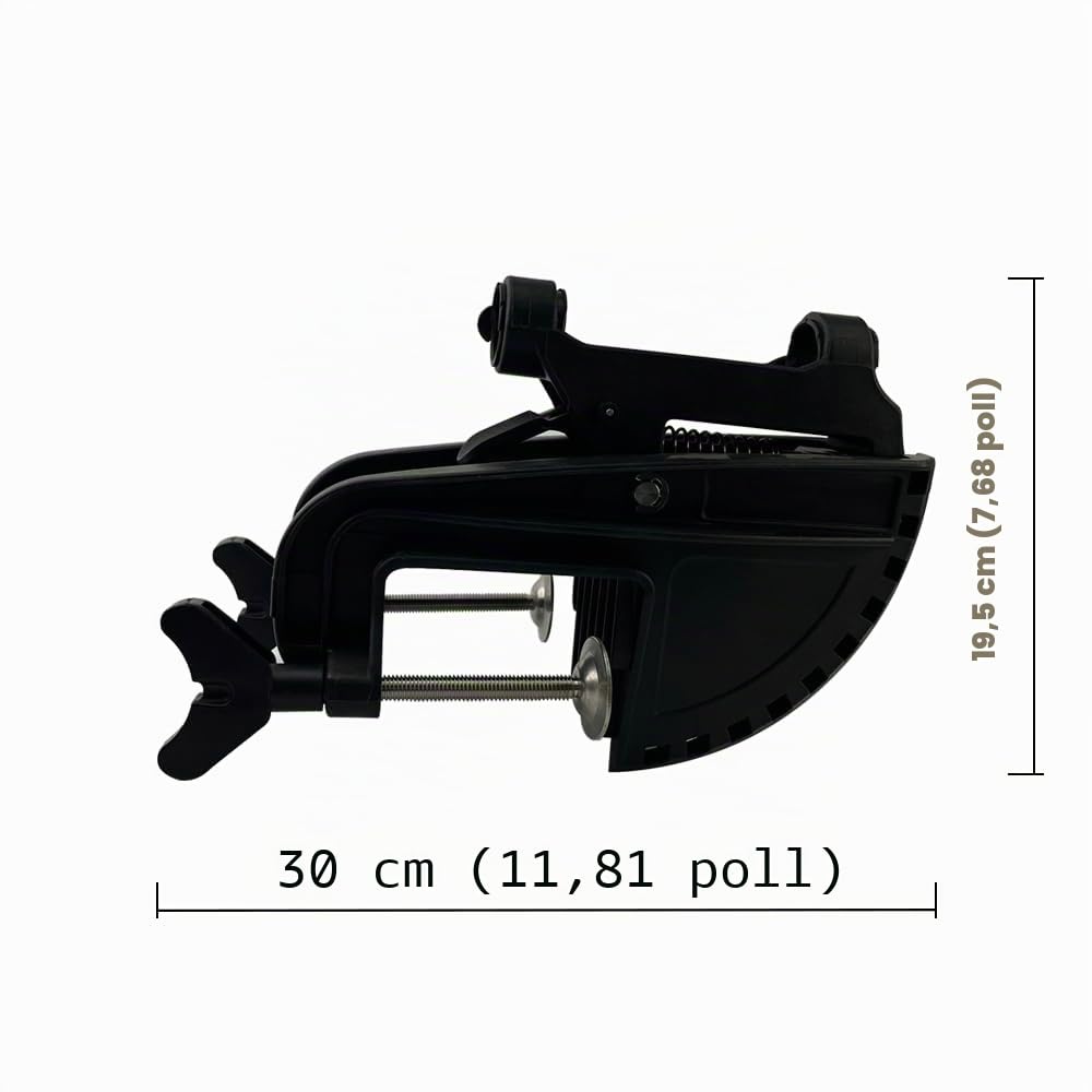 assemblaggio di staffa e cerniera, staffa per motore elettrico da barca e kayak, clip di assemblaggio per fuoribordo gonfiabile, nero