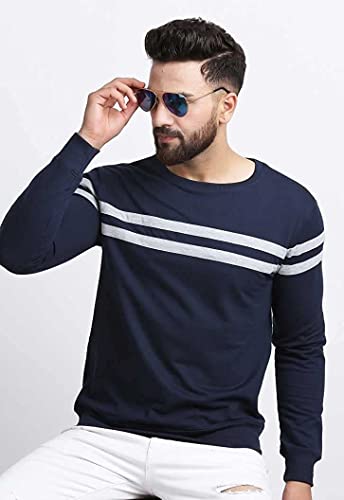 Image of RodZen Men's Fleece High Neck Solid Sweatshirts