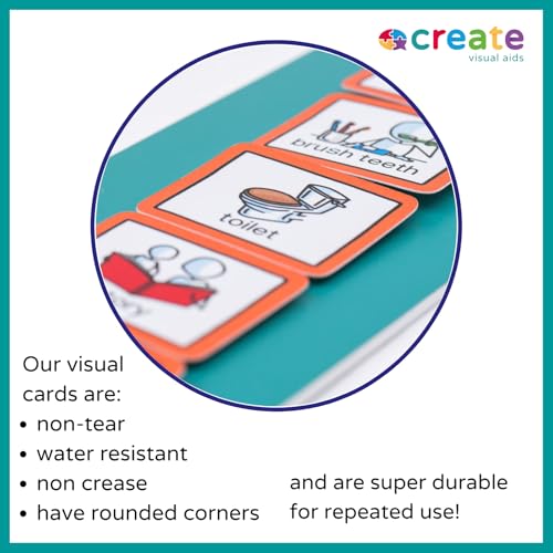 Morning and Bedtime Routine Chart with 12 visual symbols pecs cards by Create Visual Aids to support routine, transition for children, autism, aspergers, ADHD, speech and language delay. - Image 6