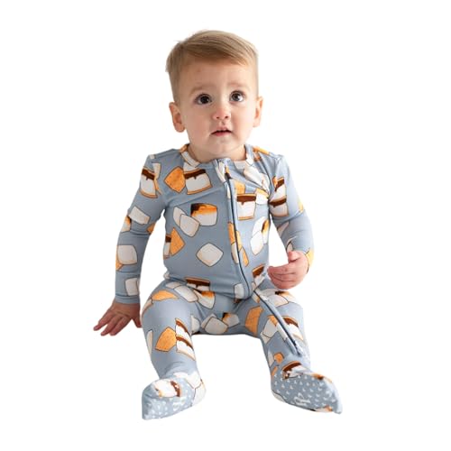 Image of Posh Peanut Convertible Baby Sleepers - Girls Footless Baby Pajamas with 2 Way Zipper for Easy Diaper Changes