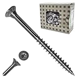 Holzschrauben Edelstahl TX20-4,5x70mm | Senkkopfschrauben...