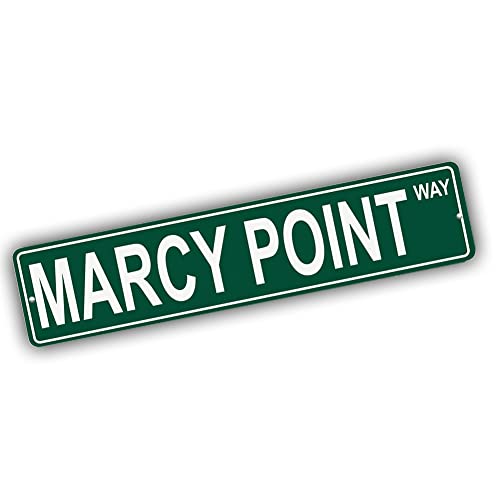 Brotherhood Aluminum Street Sign for Marcy Point - Pennsylvania Wall Decor