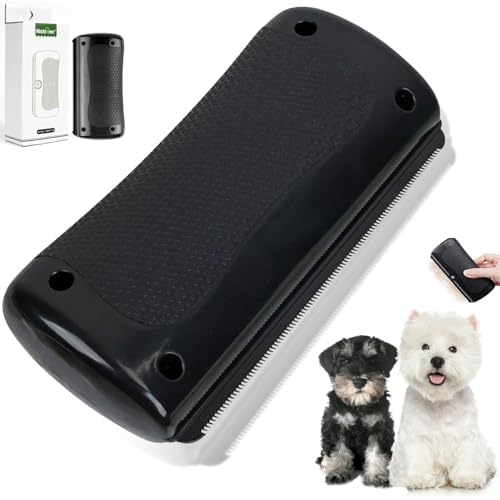 Uqingo Hundebürste Wunderbürste | Deshedding Brush Für Hunde & Katzen | Schwarz