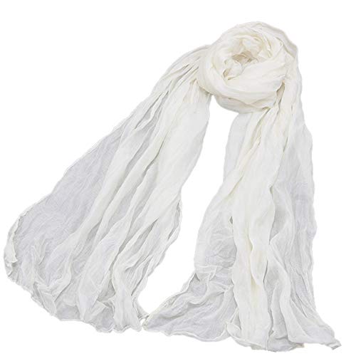 SUPPION Women Autumn Fashion Solid Color Soft Scarf Ladies Leisure Retro Female Multipurpose Long Shawl Scarves 2