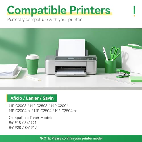 Toner MP C2503 cartouche compatible Ricoh 841918 Lanier Savin - 2