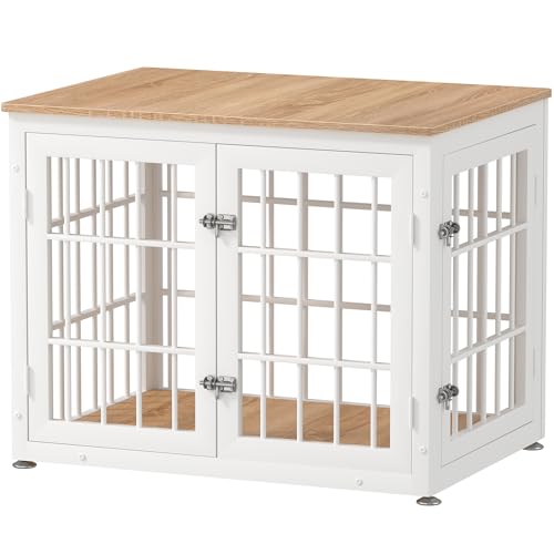 Rehomerance 32 Inch Heavy Duty Dog Crate Furniture For Medium And Small Dogs, Decorative Pet House...