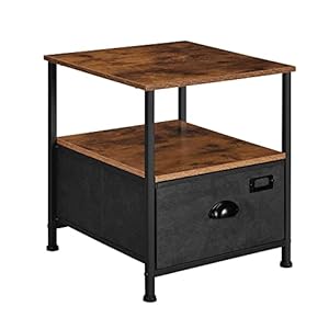 SONGMICS Nachttisch LVT02H mit Schublade