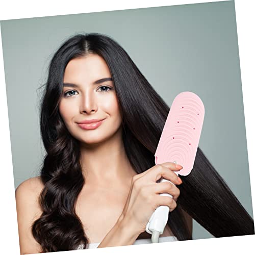 Bolsa de silicona para herramientas de cabello cubierta aislante para plancha de pelo bolsa para peinado resistente al calor miniatura 4