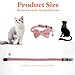 HaiFafafaing Velvet Cat Collar, Breakaway Cat Collar with Bell - Removable Kitten Bow Tie - Safety Buckle, Adjustable 7-11 Inches for Cats