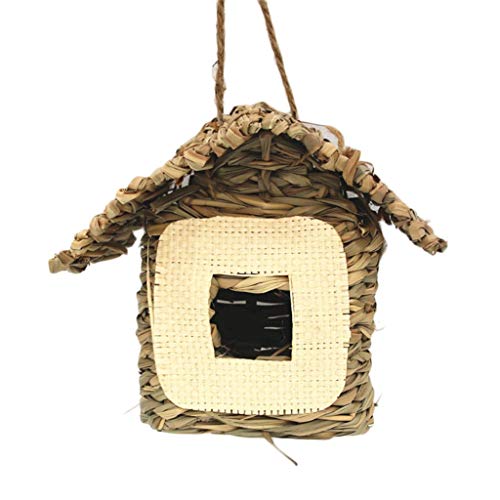 Nichoir pour perroquet en paille pour accueillir les oiseaux de passage