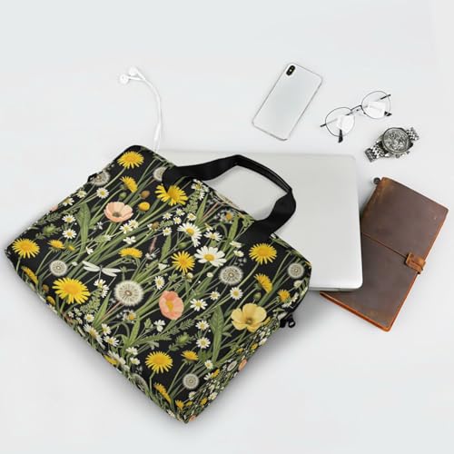 Maletín para portátil de 15.6 pulgadas con estampado floral miniatura 7