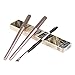 HeyBeauty 2 Pack of Eyebrow Pencil, Waterproof Eyebrow Makeup with Dual Ends, Professional Brow Kit with Eyebrow Brush, Black