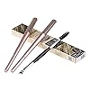 [ 2 Pack]Eyebrow Pencil, Waterproof Eyebrow Makeup with Dual Ends, Professional Brow Enhancing Kit with Eyebrow Brush (Dark Brown #1)