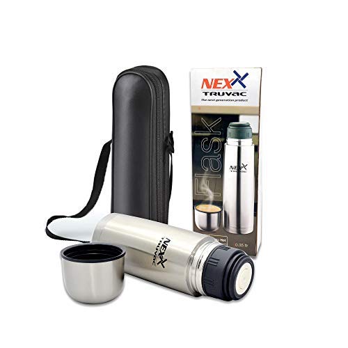 Nexx Truvac Double Wall Thermosteel Flask (Pack of 1, 350ml)