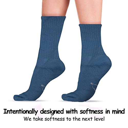 World's Softest Women's Classic Crew Sock,Denim,Medium #TOP3