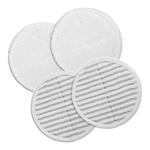 GorFanty Replacement Pads (4 Packs) for Bissell Spinwave Powered Hard Floor Mop 2124 2315 20391 23157 23159 2307 20399 20393 2039A Washable 2xSoft Touch & 2xScrubby Pads. Cover
