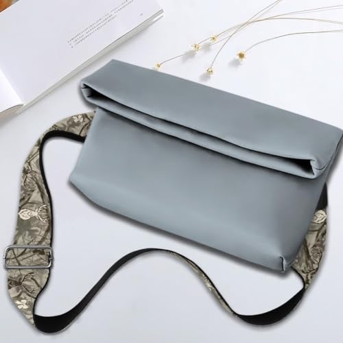 Image of Jeiento Wide Purse Strap Wide Shoulder Strap Adjustable Replacement Belt Soft Guitar Shoulder Straps for Women Girls Gifts