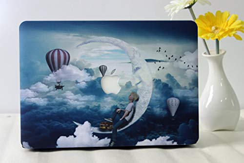 MacBook Air 13 Zoll Hülle (A1932, Release 2018-2019), Hartplastikhülle, gummierte Schutzhülle für Apple MacBook Air 13 Zoll mit Retina Display