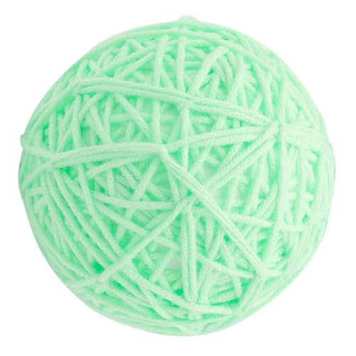 GANAZONO Interactive Cat Scratching Ball Woolen Yarn Ball for Indoor Cats for Exercise and Play Fluorescent