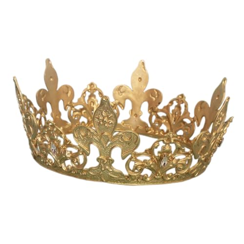 Corona de novia para sentirte como una auténtica princesa medieval en tu boda