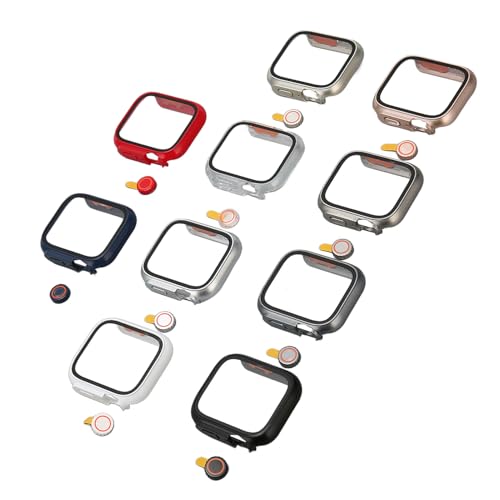 Funda para iWatch 7 de 41 mm rígida PC con protector pantalla 7