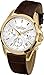 Produktbild JACQUES LEMANS Damenuhr Liverpool Lederarmband massiv Edelstahl ip-Gold Chronograph 1-1863ZC