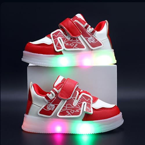 IWIHMIV Toddler Girl Tennis Shoes Toddler Slip On Shoes Light Up Sneakers Girls Athletic Running Sports Sneakers for Toddler4