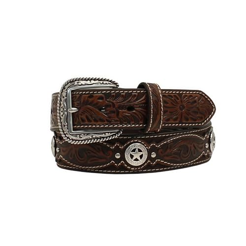 ARIAT Men's Floral Embossed Belt