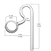 JARDLI Lily Pipe Outflow Spin for Plants Aquarium (10mm for 9/12mm (3/8'') Hose)