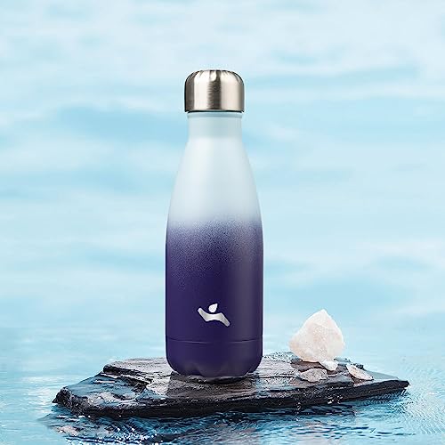 Image of Konokyo Insulated Water Bottles,12 oz Double Wall Stainless Steel Vacumm Metal Flask for Sports Travel,Ocean Dream