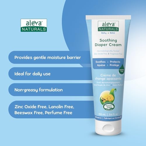 Aleva Naturals Newborn Baby Care Kit includes: Bamboo Baby Wipes, Daily Soothing Moisturizer and Diaper Cream, 2 in 1 Hair & Body Wash - Plant-Based and Organic Formula, Hypoallergenic, 4 Piece Set - 2