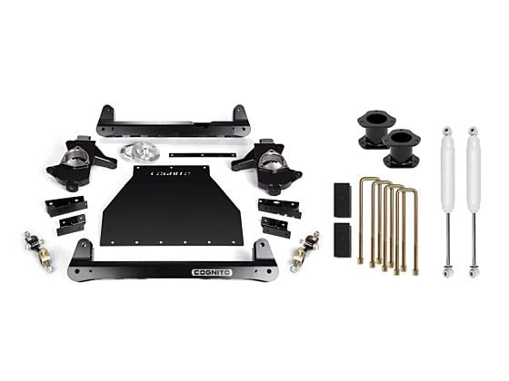 Cognito Motorsports 4-Inch Standard Lift Kit Compatible with 2014-2018 Silverado Sierra 1500 2WD 4WD With OE Stamped Steel