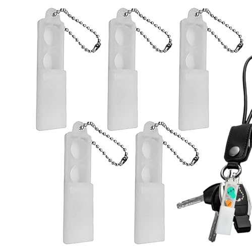 Almacenamiento de Baterías para Audiphones, 5 Piezas Protectora Impermeable Accesorios de Protección Impermeable Organizador de Viaje Portátil para Viajes al Aire Libre y Negocios