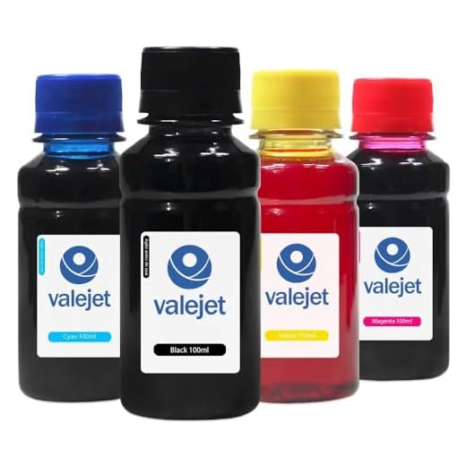 Kit 4 Tintas compatível Mega Tank G3110 100ml Valejet